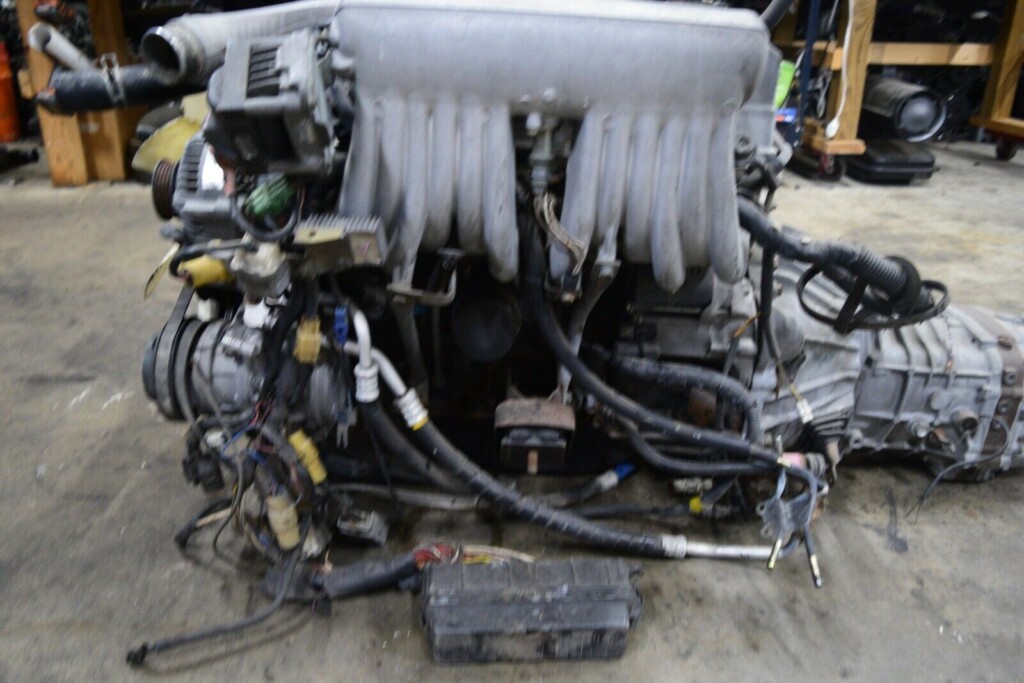 Toyota 1G-GTE Turbo Engine with W58 5-Speed Manual Transmission, Wiring Harness & ECU - Image 3