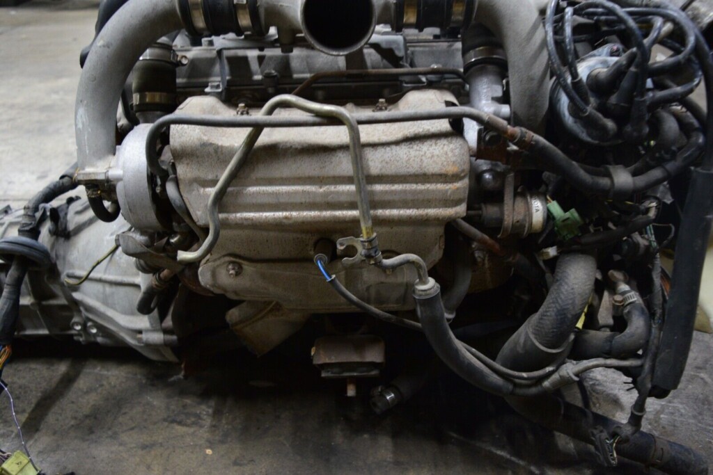 Toyota 1G-GTE Turbo Engine with W58 5-Speed Manual Transmission, Wiring Harness & ECU - Image 11