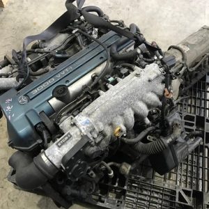 Toyota Aristo JZS161 2JZ-GTE Engine Assembly with Transmission, Wiring Harness & CPU – Tested & Working