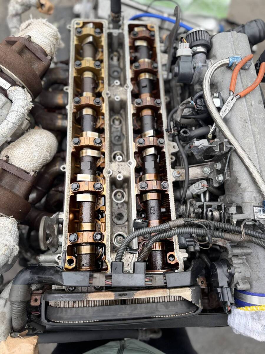 JZS147 Toyota Aristo 2JZ-GTE Engine with HKS Turbo, Intercooler, Oil Cooler & Automatic Transmission - Image 4