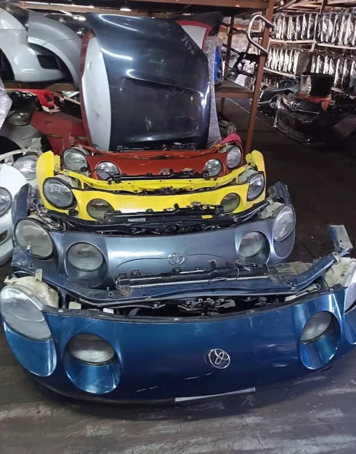 Toyota Celica 6th Gen 1994–1999 Front Bumpers with Headlights and Reinforcement - Image 3